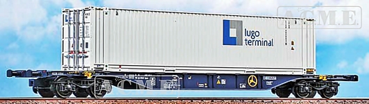 ACME 40419 - H0 - Containertragwagen CEMAT, Lugo Terminal, Ep. V-VI
